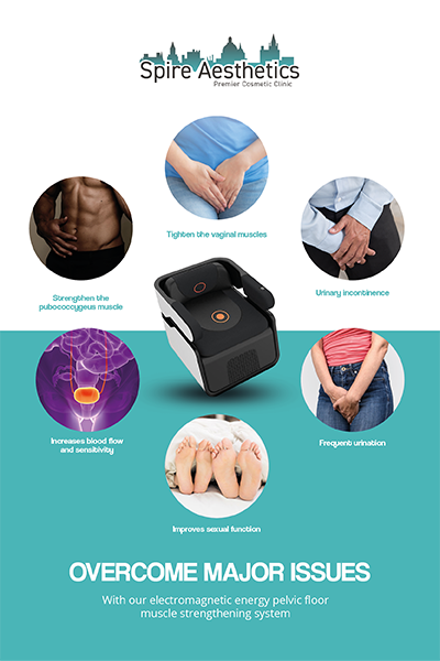 Image of EMS chair to treat Urine leakage Beaconsfield from Spire Aesthetics